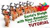 Lego Tutorial On How To Build Santa S Sleigh With 9 Reindeer