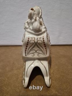 Lenox Dash Away All Santa Sleigh Prancer & Vixen Reindeer Christmas Figurines