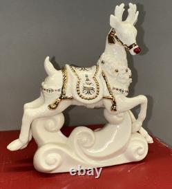 Lenox Dash Away All Santa Sleigh Reindeer Rudolph Christmas Holiday Collection Lenox Dash Away All Santa Sleigh Reindeer Rudolph Christmas Holiday Collection