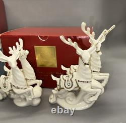 Lenox Dash Away All Santa Sleigh Reindeer Rudolph Christmas Holiday Collection Lenox Dash Away All Santa Sleigh Reindeer Rudolph Christmas Holiday Collection