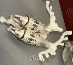 Lenox Dash Away All Santa Sleigh Reindeer Rudolph Christmas Holiday Collection Lenox Dash Away All Santa Sleigh Reindeer Rudolph Christmas Holiday Collection