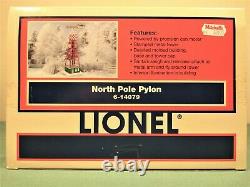 Lionel North Pole Pylon 6-14079 / Santa & Sleigh With Reindeer/ New In Orig. Box