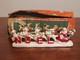 Mcm Vintage Noel Japan Santa Claus W Sleigh Reindeer Candleholders Original Box