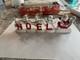 Mcm Vintage Noel Japan Santa Claus W Sleigh Reindeer Candleholders Original Box