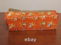 MCM Vintage NOEL Japan SANTA CLAUS w SLEIGH Reindeer Candleholders ORIGINAL BOX