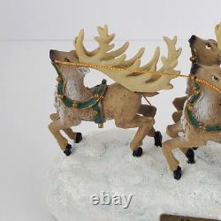 Macy's Thanksgiving Day Parade 75th Anniversary Santa's Sleigh w Music 2001 RARE