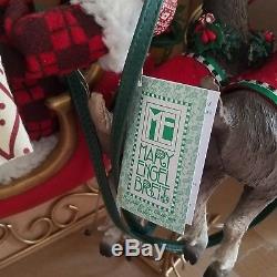 Mary Engelbreit Santa Sleigh Reindeer Musical 24 Night Before Christmas 2004