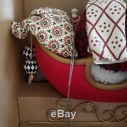 Mary Engelbreit Santa Sleigh Reindeer Musical 24 Night Before Christmas 2004