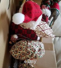 Mary Engelbreit Santa Sleigh Reindeer Musical 24 Night Before Christmas 2004