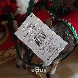 Mary Engelbreit Santa Sleigh Reindeer Musical 24 Night Before Christmas 2004