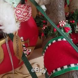 Mary Engelbreit Santa Sleigh Reindeer Musical 24 Night Before Christmas 2004