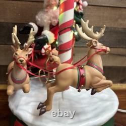Matrix Industries Ltd Motion Santa Sleigh Reindeer Music Signpost 1995 In Box