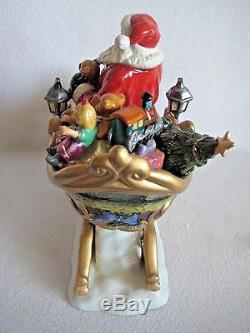 Member's Mark Santa Sleigh With Reindeer Ceramic Christmas Decoration