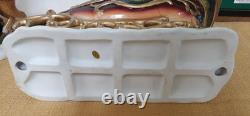 Members Mark SANTA SLEIGH WITH REINDEER Christmas Centerpiece MINT With Box