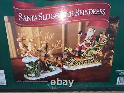 Members Mark Santa Sleigh with Reindeer Christmas decoration pick up Welcome