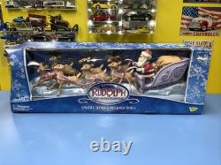 Memory Lane Playing Mantis Rudolph Santa's Sleigh and Reindeer Team 2003