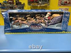Memory Lane Playing Mantis Rudolph Santa's Sleigh and Reindeer Team 2003