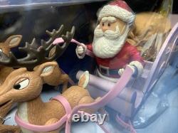 Memory Lane Playing Mantis Rudolph Santa's Sleigh and Reindeer Team 2003
