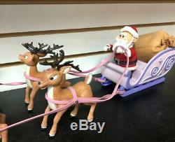 Memory Lane Rudolph & Island Misfit Toys Santa's Sleigh & Reindeer Team