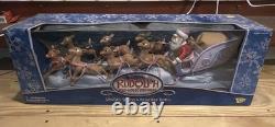 Memory Lane SANTA'S SLEIGH Rudolph The Red-Nosed Reindeer X-Large Box Damaged