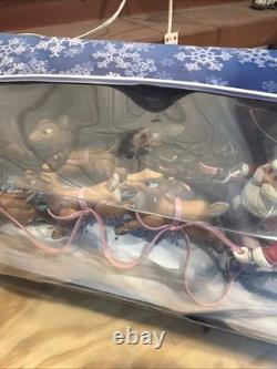 Memory Lane SANTA'S SLEIGH Rudolph The Red-Nosed Reindeer X-Large Box Damaged