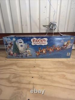 Memory Lane SANTA'S SLEIGH Rudolph The Red-Nosed Reindeer X-Large Box Damaged