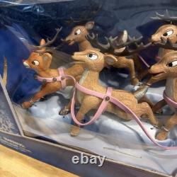 Memory Lane SANTA'S SLEIGH Rudolph The Red-Nosed Reindeer X-Large Box Damaged