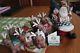 Midwest Of Cannon Falls Eddie Walker Santa In Sleigh With 8 Reindeer Set Euc