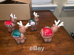 Midwest of Cannon Falls Eddie Walker Santa in Sleigh Replacement Reindeer Set
