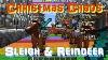 Minecraft Merry Christmas Help Santa Claus Sleigh Reindeer S