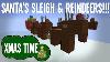 Minecraft Santa S Sleigh Reindeers