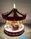 Mr Christmas Vintage Lighted Musical Animated Carousel Santa Sleigh Reindeer New