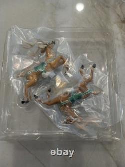NEW Hallmark SANTA'S MIDNIGHT RIDE Dash Away Complete Set Sleigh + 8 Reindeer