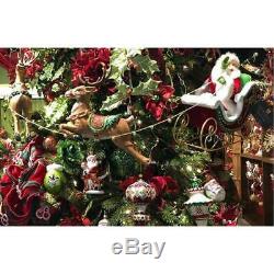NEW Katherine's Collection Night Before Christmas Santa Sleigh Reindeer 28828322