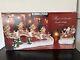 New Kirkland Signature Santa And Sleigh With Reindeer Candle Holders Free Ship