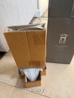 NIB Pottery Barn Christmas Santa's Sleigh REINDEER DEER Stocking Holder BRONZE