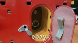 NICE 1950's MODERN TOYS BATTERY OPERATED SANTA CLAUS ON REINDEER SLEIGH With BOX