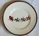 New 222 Fifth Wexford Red Plaid Santa's Sleigh Reindeer Set Of 6 Salad Plates