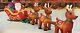 New Giant 16ft Long Santa Claus Sleigh 3 Reindeer Presents Inflatable By Gemmy