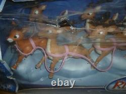 New In Box Memory Lane Santas Sleigh & Reindeer Team Rare 2003 Playing Mantis