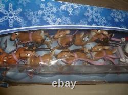 New In Box Memory Lane Santas Sleigh & Reindeer Team Rare 2003 Playing Mantis