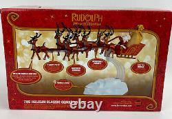 New & Sealed Forever Fun RUDOLPH THE RED NOSED REINDEER Santa's Musical Sleigh