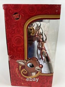 New & Sealed Forever Fun RUDOLPH THE RED NOSED REINDEER Santa's Musical Sleigh