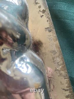 OUTSTANDING. Antique Chocolate Mold 19 ANTON REICHE Santa Sleigh & Reindeer