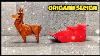 Origami Santa S Sleigh Christmas Origami Origami Tutorial Paper Craft