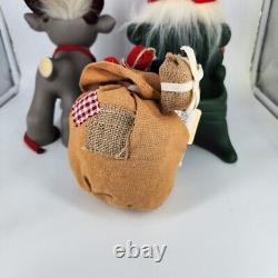 Original Troll Doll 1960/2009 DAM Reindeer & Santa in Sleigh LTD EDT EXT. RARE
