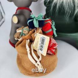 Original Troll Doll 1960/2009 DAM Reindeer & Santa in Sleigh LTD EDT EXT. RARE