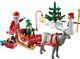 Playmobil Santa With Sleigh And Reindeer Playset