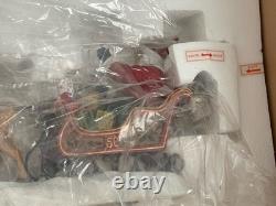 Pipka Midnight Flight (14H x 28L) Santa Sleigh & Reindeer Lmtd Ed NEW IN BOX