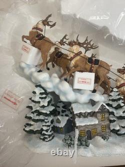 Pipka Midnight Flight (14H x 28L) Santa Sleigh & Reindeer Lmtd Ed NEW IN BOX